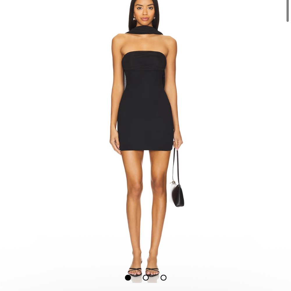 Felina mini little black dress by superdown